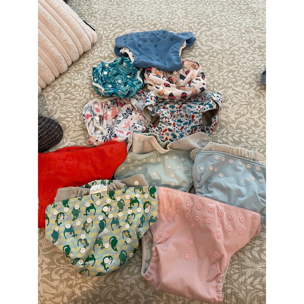 10 Piece Baby Cloth Lot, Babygoal, BumGenius, Simple Clean, Nora's Nursery